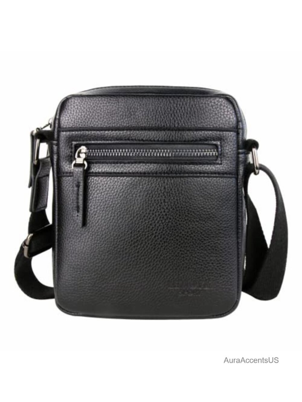PU Leather Crossbody Messenger Bag Adjustable Strap Compact Satchel
